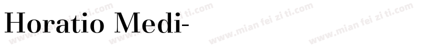 Horatio Medi字体转换